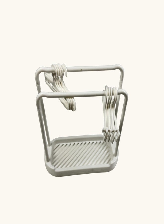 Sunoutdeeal Doll Clothes Rack Set Suitable for Drying and Displaying Dolls Outfits Suitable for Dollhouse Decoration Display Clothing for Labubu The Essential Accessory for Doll Collectors(s) - Image 1